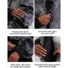 GSOU SNOW Women Ski Jacket Faux Fur Snowboard Coat Snow Cropped Jacket Winter Outdoor Warm