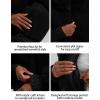 GSOU SNOW Women Ski Jacket Faux Fur Snowboard Coat Snow Cropped Jacket Winter Outdoor Warm(Black)