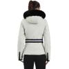 GSOU SNOW Women’s Ski Jacket Snowboard Warm Winter Short Slim Snow Coat Jacket Mountain Windproof Waterproof Insulated Hooded(Beige)
