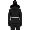 GSOU SNOW Women’s Ski Jacket Snowboard Warm Winter Short Slim Snow Coat Jacket Mountain Windproof Waterproof Insulated Hooded(Black)