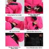 GSOU SNOW Women’s Ski Jacket Snowboard Warm Winter Short Slim Snow Coat Jacket Mountain Windproof Waterproof Insulated Hooded(Rose)