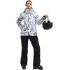 GSOU SNOW Women’s Ski Jacket and Pants Waterproof Windproof Snowsuit Snowboarding Coat Insulated Warm Winter(Camouflage)