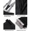 GSOU SNOW Women’s Ski Jacket and Pants Waterproof Windproof Snowsuit Snowboarding Coat Insulated Warm Winter(Color Spot Black)