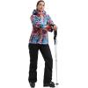 GSOU SNOW Women’s Ski Jacket and Pants Waterproof Windproof Snowsuit Snowboarding Coat Insulated Warm Winter(Colorful Black)