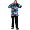 GSOU SNOW Women’s Ski Jacket and Pants Waterproof Windproof Snowsuit Snowboarding Coat Insulated Warm Winter(Lake Blue Black)