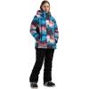 GSOU SNOW Women’s Ski Jacket and Pants Waterproof Windproof Snowsuit Snowboarding Coat Insulated Warm Winter(Lake Blue Black)