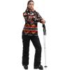 GSOU SNOW Women’s Ski Jacket and Pants Waterproof Windproof Snowsuit Snowboarding Coat Insulated Warm Winter(Red Yellow)
