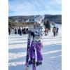 GSOU SNOW Women’s Ski Jacket and Pants Waterproof Windproof Snowsuit Snowboarding Coat Insulated Warm Winter(White Black)