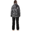 GSOU SNOW Women’s Ski Jackets and Pants Set Snowboarding Snowsuit Snow Coat Hooded Waterproof Windproof(Black Flowers)