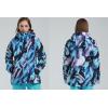 GSOU SNOW Women’s Ski Jackets and Pants Set Snowboarding Snowsuit Snow Coat Hooded Waterproof Windproof(Blue Black)