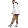 GSOU SNOW Womens Ski Pants Mens Snowboard Pants Waterproof Snow Pants for Winter Outdoor Sport Warm(Beige-2)
