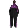 GSOU SNOW Womens Ski Pants Mens Snowboard Pants Waterproof Snow Pants for Winter Outdoor Sport Warm(Black Purple)