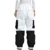 GSOU SNOW Womens Ski Pants Mens Snowboard Pants Waterproof Snow Pants for Winter Outdoor Sport Warm(Black White)