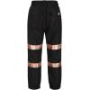 GSOU SNOW Womens Ski Pants Mens Snowboard Pants Waterproof Snow Pants for Winter Outdoor Sport Warm(Black-1)