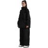 GSOU SNOW Womens Ski Pants Mens Snowboard Pants Waterproof Snow Pants for Winter Outdoor Sport Warm(Black-14)