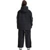 GSOU SNOW Womens Ski Pants Mens Snowboard Pants Waterproof Snow Pants for Winter Outdoor Sport Warm(Black-15)