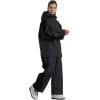 GSOU SNOW Womens Ski Pants Mens Snowboard Pants Waterproof Snow Pants for Winter Outdoor Sport Warm(Black-15)