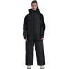 GSOU SNOW Womens Ski Pants Mens Snowboard Pants Waterproof Snow Pants for Winter Outdoor Sport Warm(Black-15)