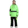 GSOU SNOW Womens Ski Pants Mens Snowboard Pants Waterproof Snow Pants for Winter Outdoor Sport Warm(Black-5)