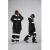 GSOU SNOW Womens Ski Pants Mens Snowboard Pants Waterproof Snow Pants for Winter Outdoor Sport Warm(Black-7)
