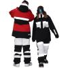 GSOU SNOW Womens Ski Pants Mens Snowboard Pants Waterproof Snow Pants for Winter Outdoor Sport Warm(Black-8)