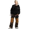 GSOU SNOW Womens Ski Pants Mens Snowboard Pants Waterproof Snow Pants for Winter Outdoor Sport Warm(Coffee-1)