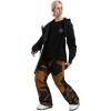 GSOU SNOW Womens Ski Pants Mens Snowboard Pants Waterproof Snow Pants for Winter Outdoor Sport Warm(Coffee-1)