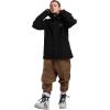 GSOU SNOW Womens Ski Pants Mens Snowboard Pants Waterproof Snow Pants for Winter Outdoor Sport Warm(Coffee-6)