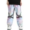 GSOU SNOW Womens Ski Pants Mens Snowboard Pants Waterproof Snow Pants for Winter Outdoor Sport Warm(Colorful)