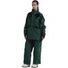 GSOU SNOW Womens Ski Pants Mens Snowboard Pants Waterproof Snow Pants for Winter Outdoor Sport Warm(Green-1)