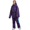 GSOU SNOW Womens Ski Pants Mens Snowboard Pants Waterproof Snow Pants for Winter Outdoor Sport Warm(Purple)