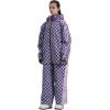 GSOU SNOW Womens Ski Pants Mens Snowboard Pants Waterproof Snow Pants for Winter Outdoor Sport Warm(Purple-1)