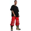 GSOU SNOW Womens Ski Pants Mens Snowboard Pants Waterproof Snow Pants for Winter Outdoor Sport Warm(Red)