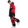 GSOU SNOW Womens Ski Pants Mens Snowboard Pants Waterproof Snow Pants for Winter Outdoor Sport Warm(Red-1)