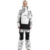 GSOU SNOW Womens Ski Pants Mens Snowboard Pants Waterproof Snow Pants for Winter Outdoor Sport Warm(White-1)