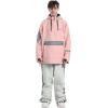 GSOU SNOW Womens Ski Pants Mens Snowboard Pants Waterproof Snow Pants for Winter Outdoor Sport Warm(White-2)