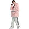 GSOU SNOW Womens Ski Pants Mens Snowboard Pants Waterproof Snow Pants for Winter Outdoor Sport Warm(White-2)