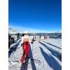 GSOU SNOW Womens Ski Suit One Piece Snowsuit Snowboard Slim Insulated Jumpsuit Jacket Waterproof Windproof for Outdoor Sports(Black Purple)