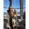 GSOU SNOW Womens Ski Suit One Piece Snowsuit Snowboard Slim Insulated Jumpsuit Jacket Waterproof Windproof for Outdoor Sports(Khaki 1)
