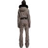 GSOU SNOW Womens Ski Suit One Piece Snowsuit Snowboard Slim Insulated Jumpsuit Jacket Waterproof Windproof for Outdoor Sports(Khaki)