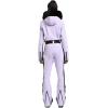 GSOU SNOW Womens Ski Suit One Piece Snowsuit Snowboard Slim Insulated Jumpsuit Jacket Waterproof Windproof for Outdoor Sports(Purple 1)
