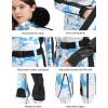 GSOU SNOW Womens Ski Suit One Piece Snowsuit Snowboard Slim Insulated Jumpsuit Jacket Waterproof Windproof for Outdoor Sports(Tie Dyed Blue)