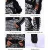 GSOU SNOW Womens Ski Suit One Piece Snowsuit Snowboard Slim Insulated Jumpsuit Jacket Waterproof Windproof for Outdoor Sports(White Thousand Bird Grid)