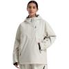 GSOU SNOW Women’s Snowboard Jacket Baggy Ski Jackets Waterproof Snow Hooded Coat Windproof Mountain Winter Outdoor Sports