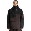 GSOU SNOW Men Ski Jacket Snowboard Waterproof Baggy Snow Coat Warm Winter Sport Hooded(Black Coffee)