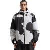 GSOU SNOW Men Ski Jacket Snowboard Waterproof Baggy Snow Coat Warm Winter Sport Hooded(Cow)