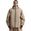 GSOU SNOW Men Ski Jacket Snowboard Waterproof Baggy Snow Coat Warm Winter Sport Hooded(Khaki)