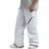 GSOU SNOW Mens Ski Pants Women Snowboard Pant Waterproof Windproof Warm Insulated Outdoor Snow Winter Sports(Grey)