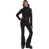 GSOU SNOW Ski Suit Women Snowsuit Slim One Piece Jumpsuit Snow Jackets Waterproof Winter Windproof Outdoor Sports Warm(All Black)