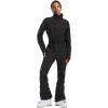 GSOU SNOW Ski Suit Women Snowsuit Slim One Piece Jumpsuit Snow Jackets Waterproof Winter Windproof Outdoor Sports Warm(Black 2)